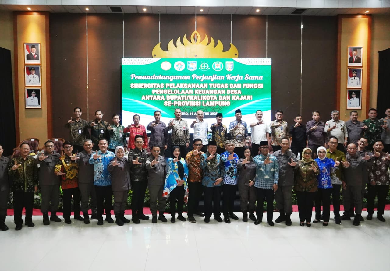 Lampung Terapkan Early Warning System untuk Tata Kelola Dana Desa